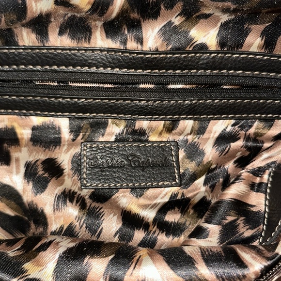 Euc sophia caperelli peacock brooch purse with leopard lining - Picture 4 of 5